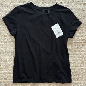 Theory Women's Classic Black Short Sleeve Tee